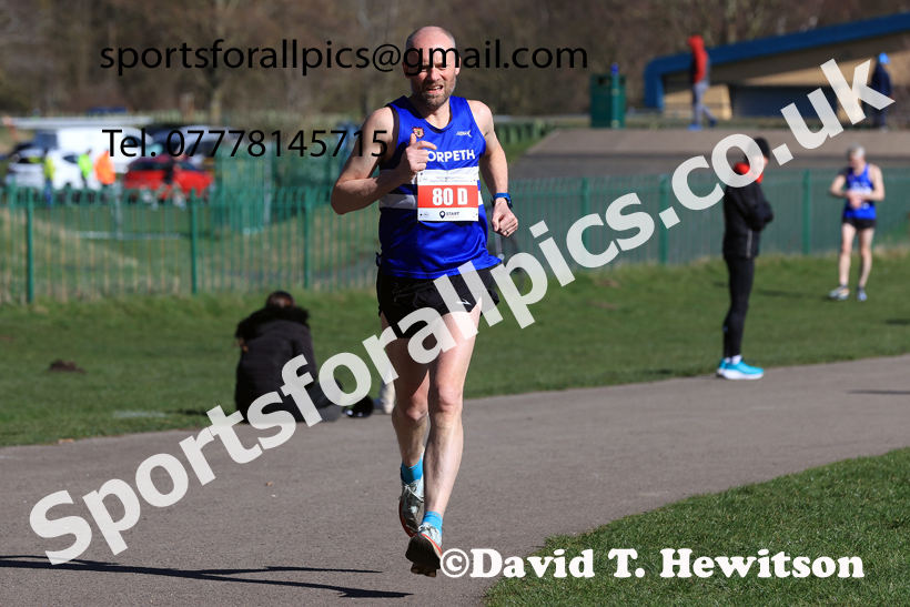 Masters Men Over-50s, 2026 NECAA Royal Signals Road Relays, Hetton Lyons Country Park, Hetton le Hole. Photo: David T. Hewitson/Sports for All Pics
